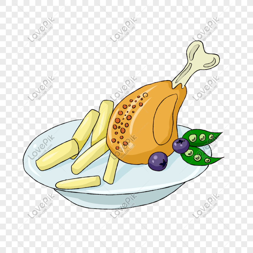 Pollo Frito Y Papas Fritas PNG Imágenes Gratis - Lovepik