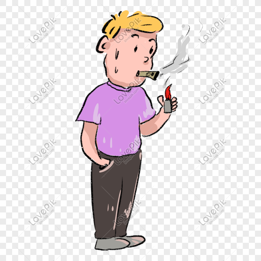 8600 Gambar Kartun Keren Orang Merokok Terbaik
