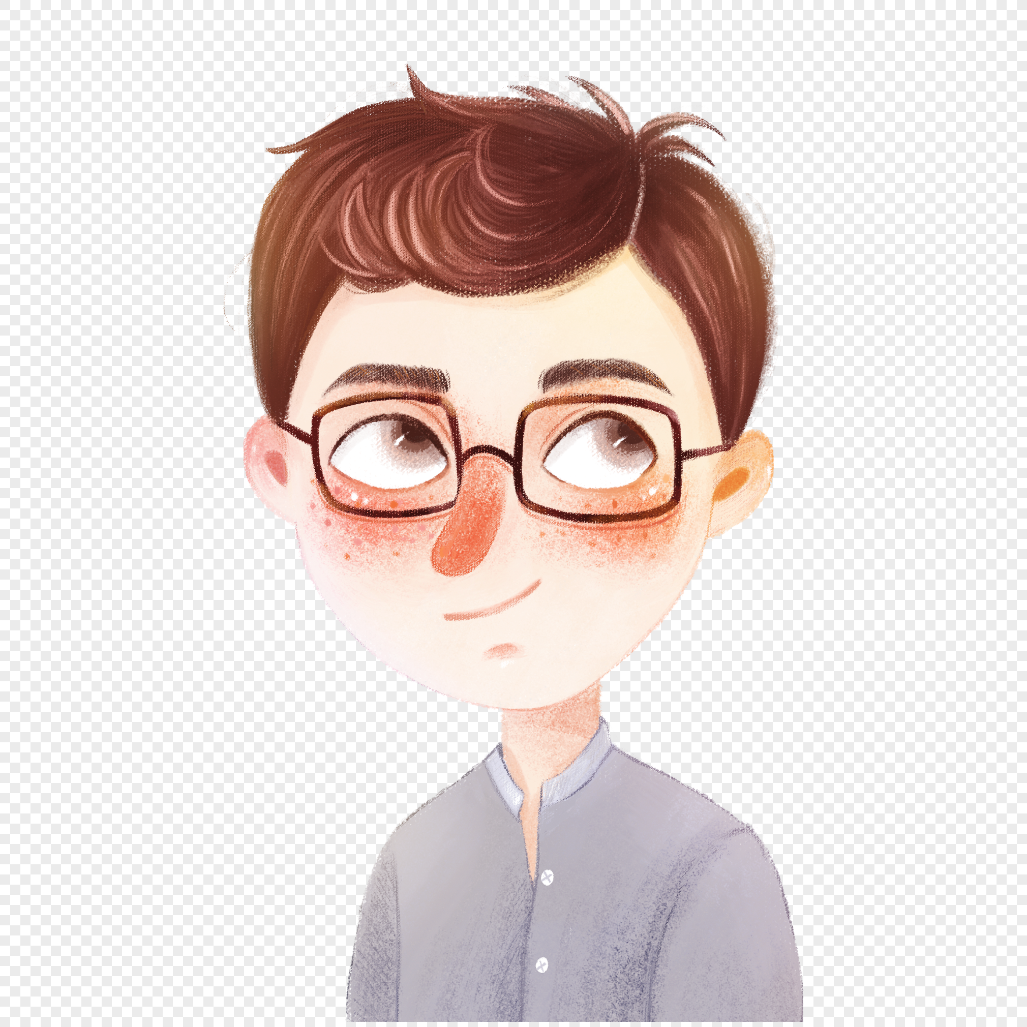 Аватарка с очками для мальчиков