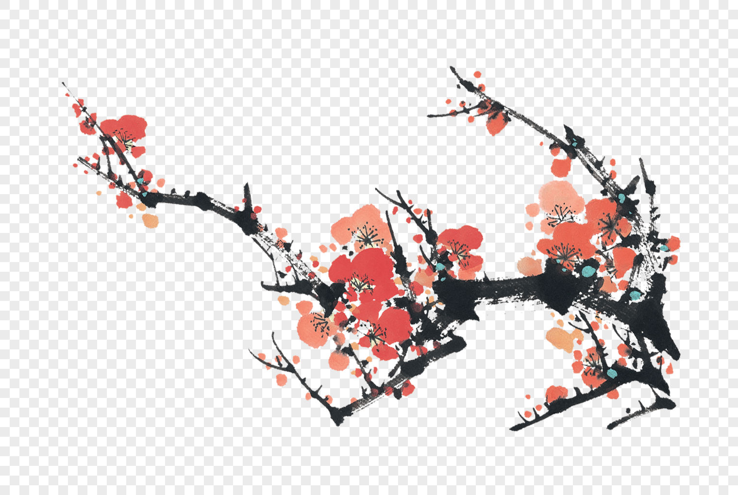 Chinese Flower PNG Images With Transparent Background | Free Download ...