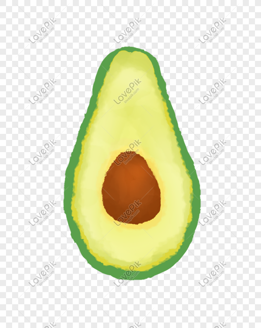 Avocado Hand Drawn PNG Transparent Image And Clipart Image For ...