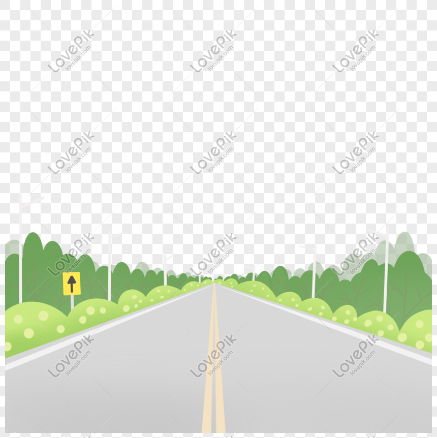 horizontal highway clipart