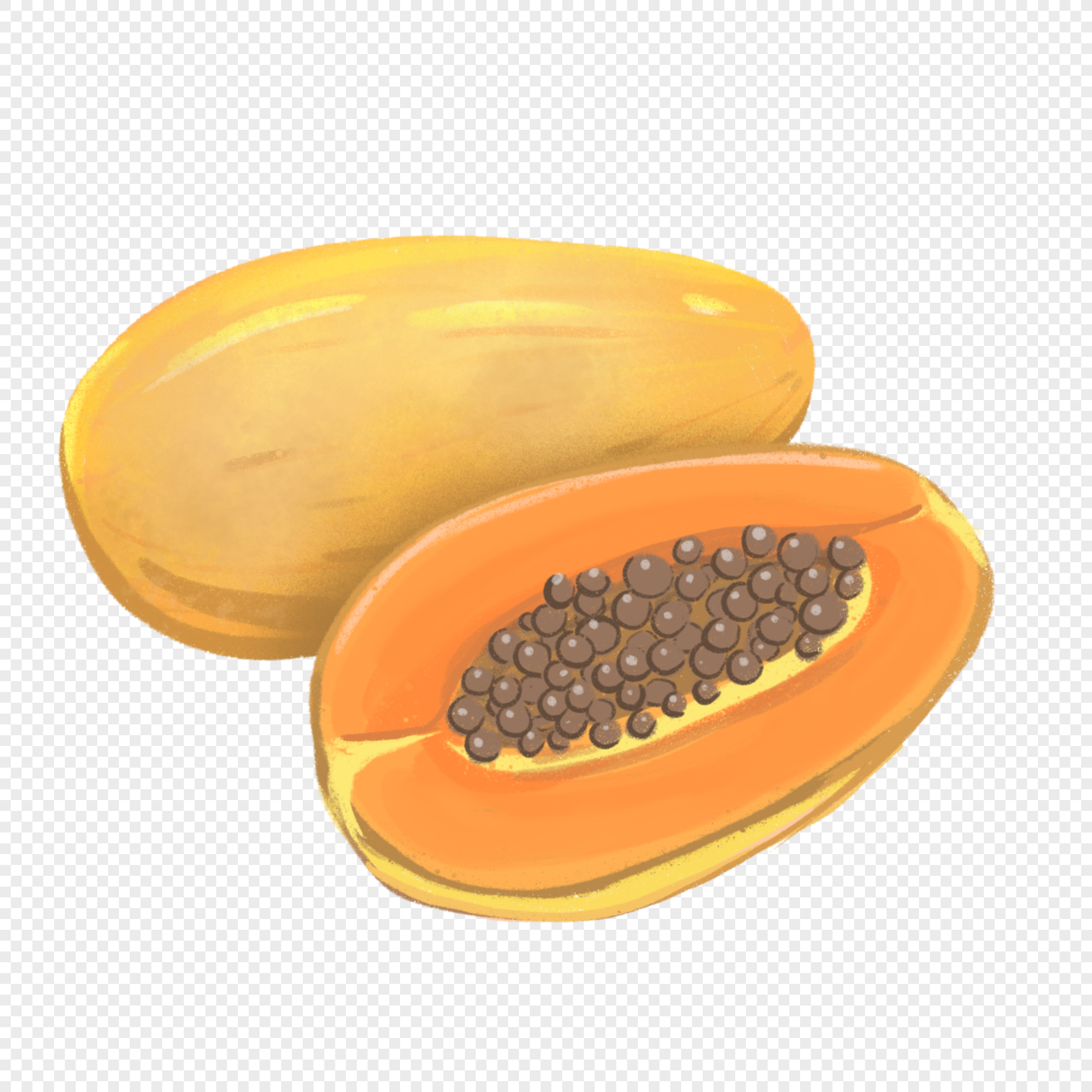 Papaya Ng Prutas Sa Tag Init Larawan Numero Ng Graphics Format Ng