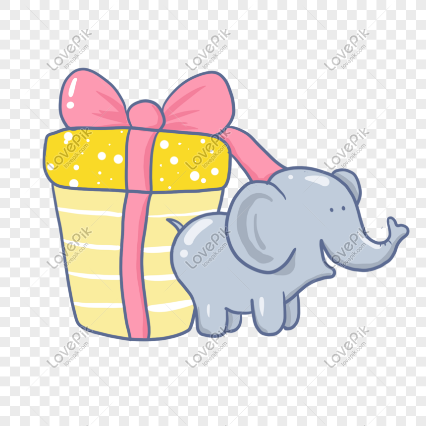 Bebe Elefante Regalo Imagenes De Graficos Png Gratis Lovepik