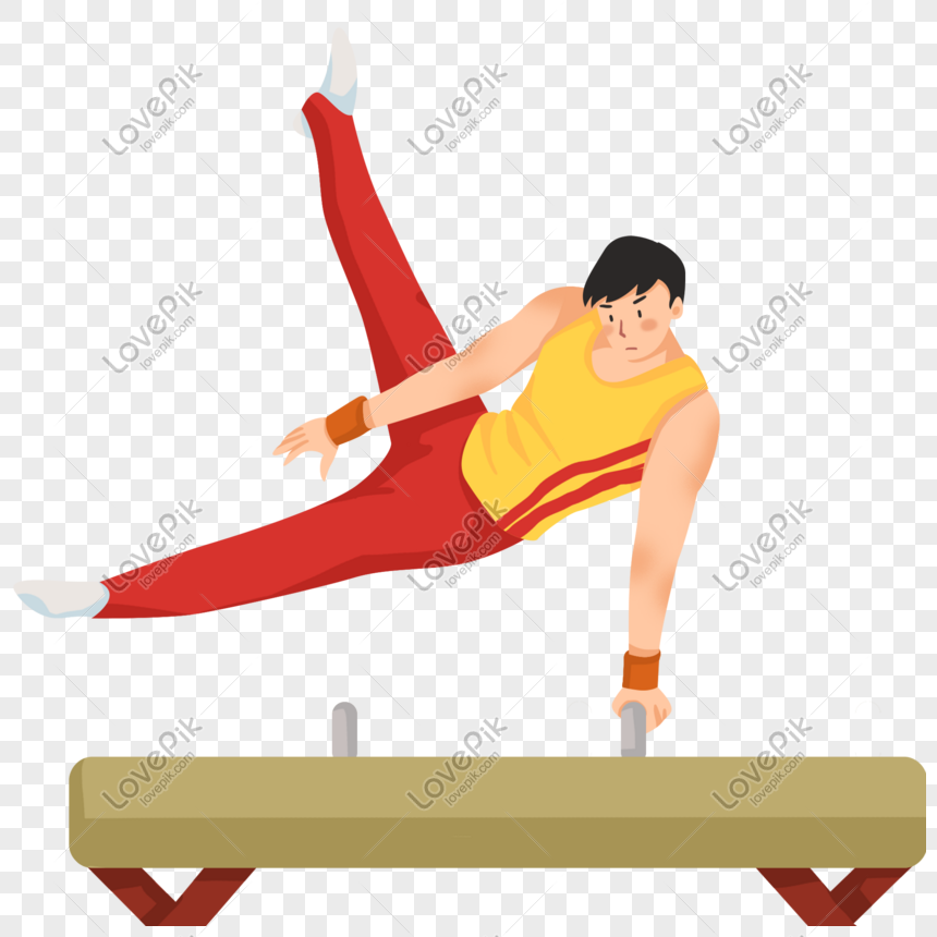 Hand Drawn Cartoon Balance Beam Gymnast PNG Transparent Image And Clipart  Image For Free Download - Lovepik | 401317897