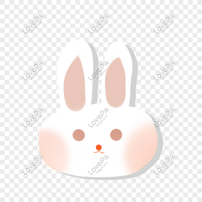 Rabbit Eraser, Cute Rabbit, Bunny Rabbit, Rabbit Vector PNG White ...