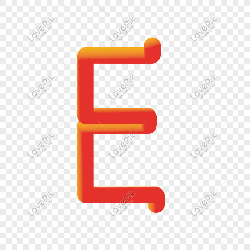 3d Style Letter E Png Image Psd File Free Download Lovepik