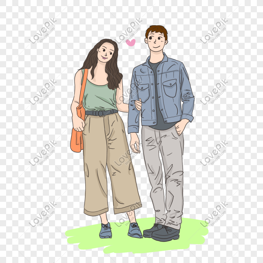 Cartoon Simple Character Couple Boys And Girls PNG Picture And Clipart  Image For Free Download - Lovepik | 401333115