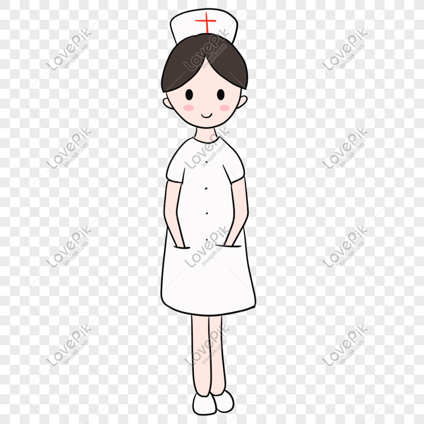 Hướng dẫn vẽ Hình vẽ y tá đáng yêu và dễ vẽ