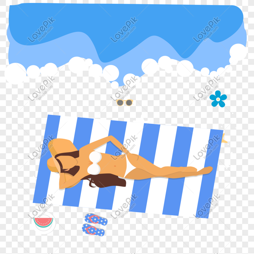 sunbathing by the sea icon free vector illustration material png image picture free download 401339034 lovepik com sunbathing by the sea icon free vector