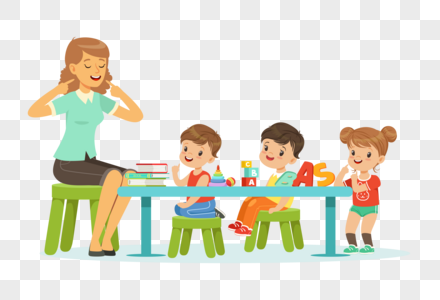 Gambar Kartun Anak Belajar Di Kelas - Gambar Kartun