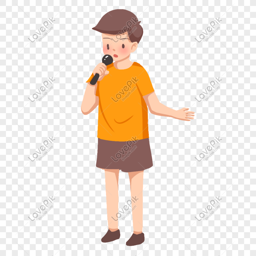 solo singing clipart