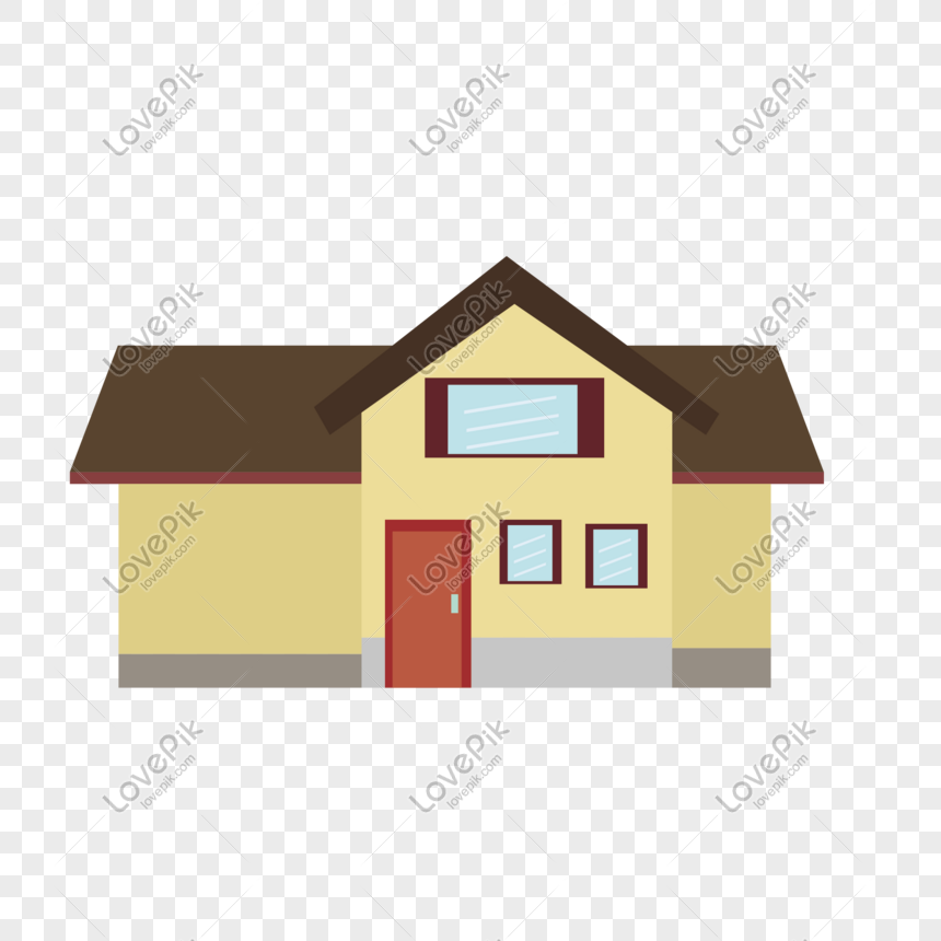 European House, House Illustration, House Vector, House Light PNG White ...