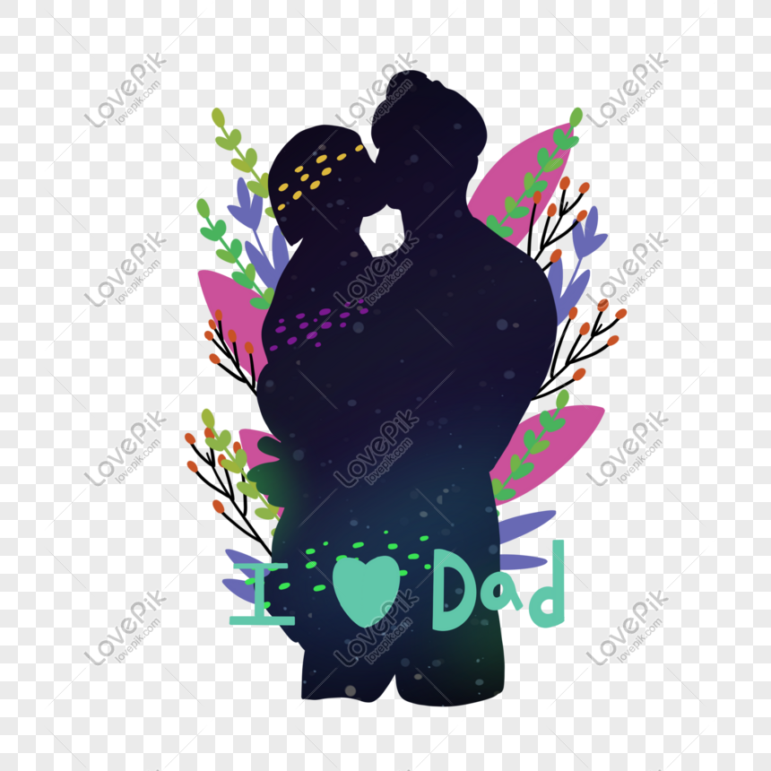 Dia Del Padre Papa Sosteniendo Hija Cielo Estrellado Silueta Imagenes De Graficos Png Gratis Lovepik