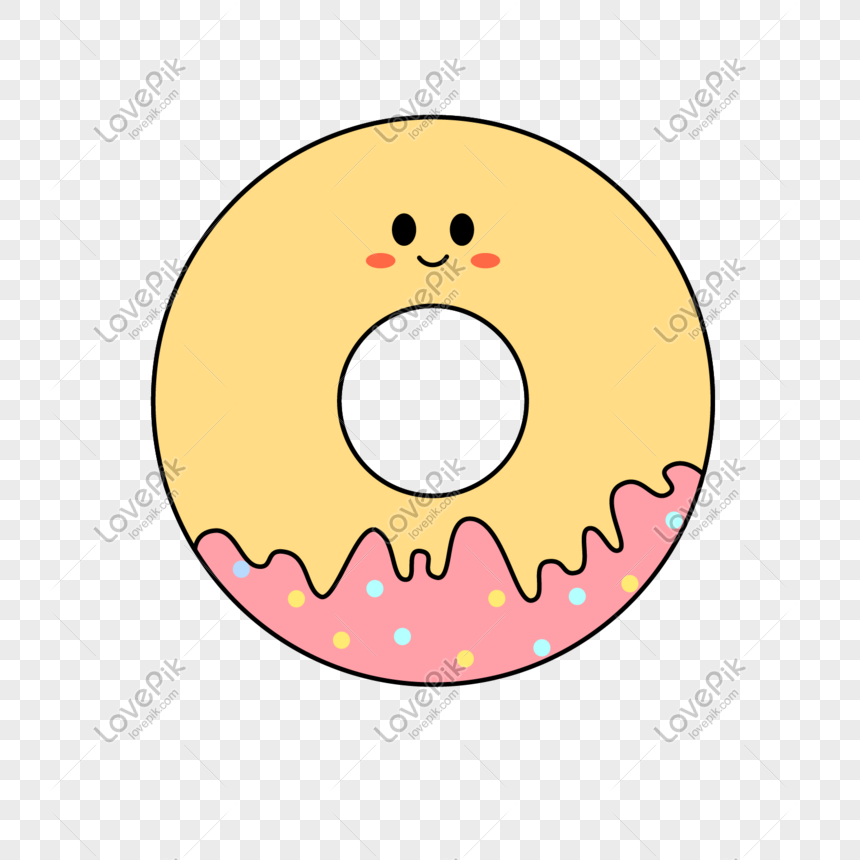 Cute Donut Cartoon Image Png Image Psd File Free Download Lovepik 401356272