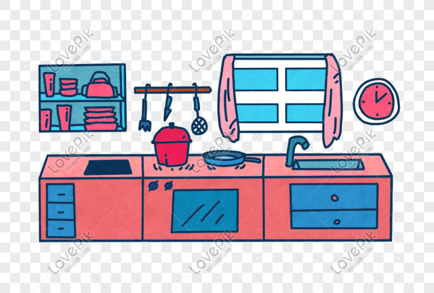 Cartoon Kitchen Png Image Picture Free Download 401360612 Lovepik Com