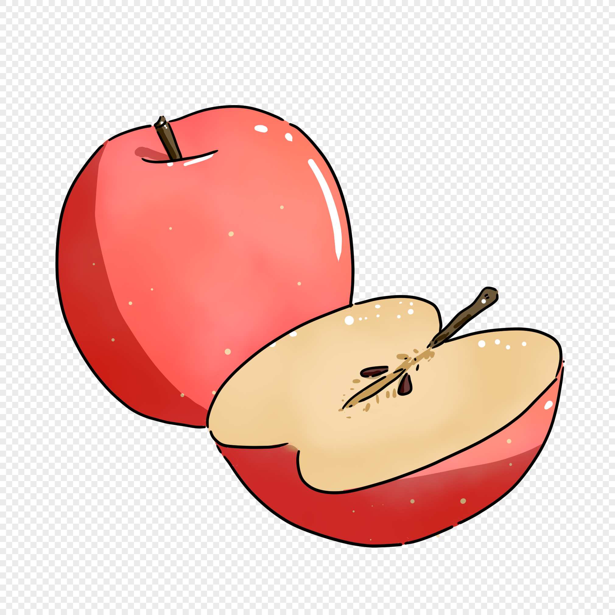 Пол яблока рисунок для технологии