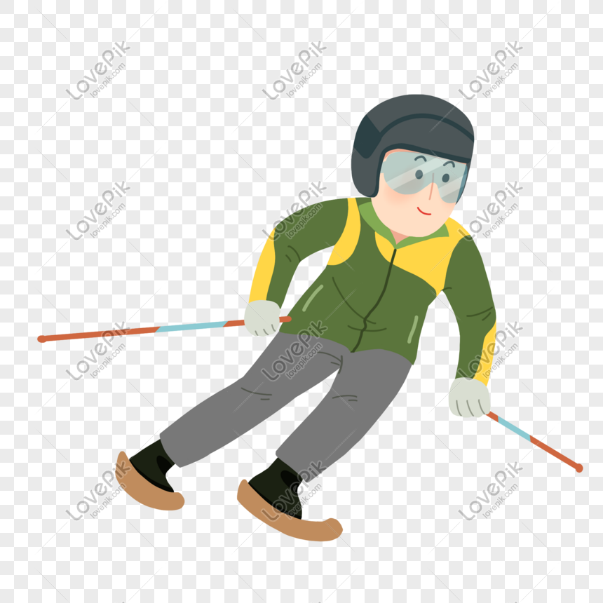 Skiing Cartoon Png Image Picture Free Download Lovepik Com