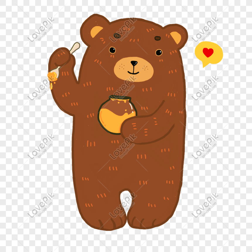7100 Gambar Kartun Binatang Beruang Terbaru