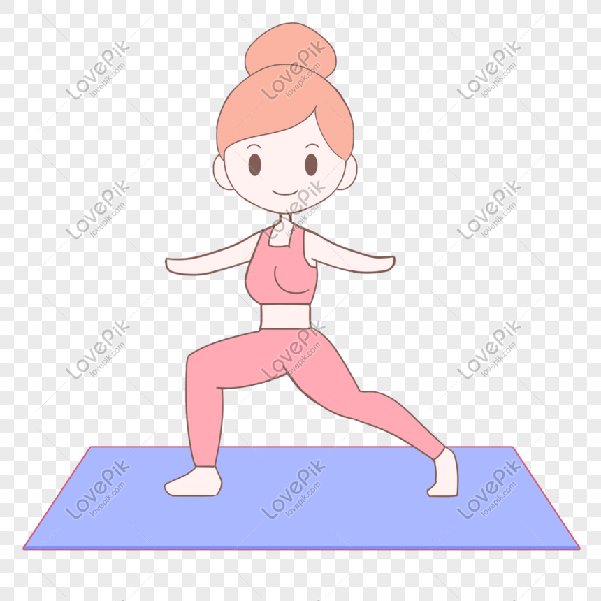 hand drawn cartoon healthy yoga show illustration png image picture free download 401369708 lovepik com hand drawn cartoon healthy yoga show