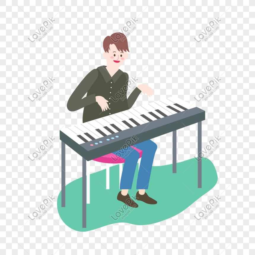 boy playing vector piano vector character scene material png image picture free download 401369744 lovepik com boy playing vector piano vector