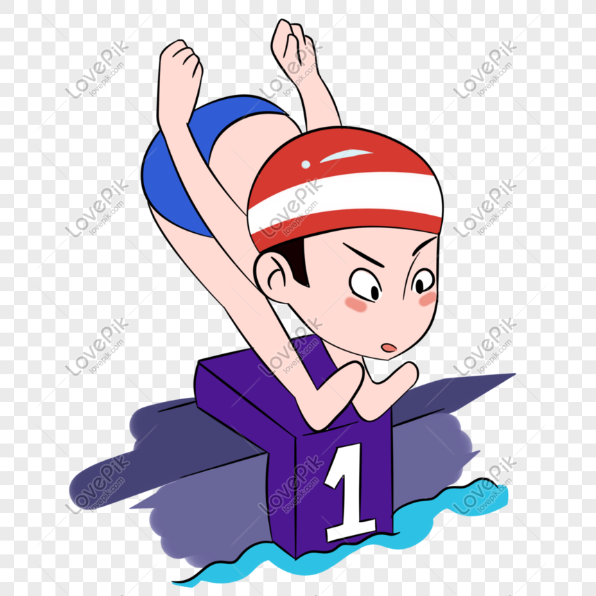 clipart swimmers divers swim dive