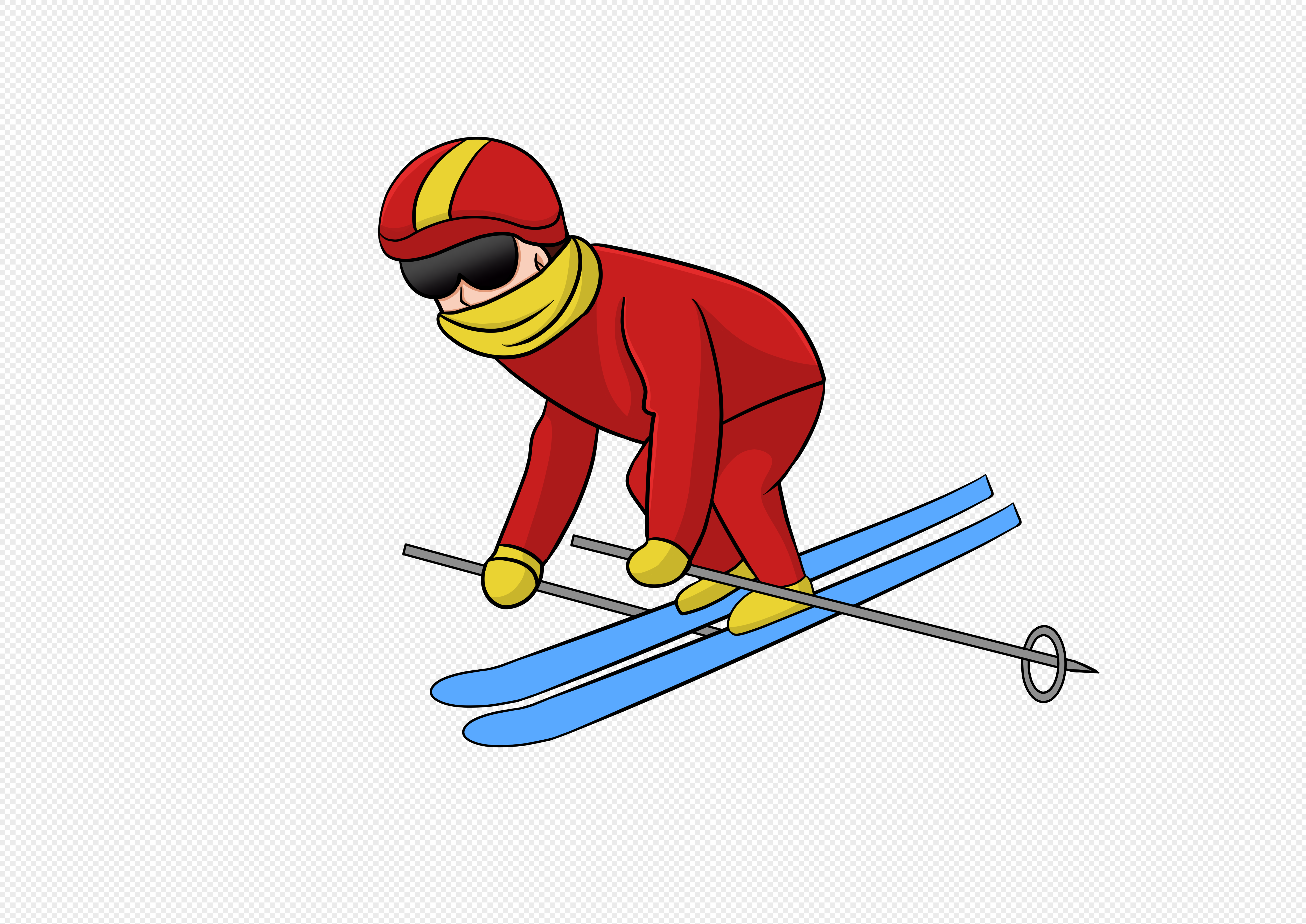 Эмодзи лыжник