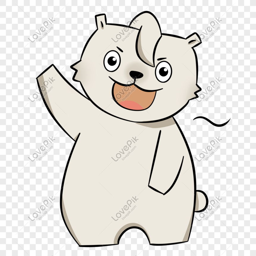 World Ocean Day Polar Bears Greet Expression Pack Cartoon Hand D Png Image Picture Free Download Lovepik Com