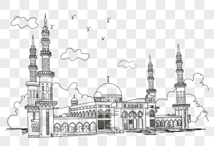 Mosque PNG Images With Transparent Background | Free Download On Lovepik