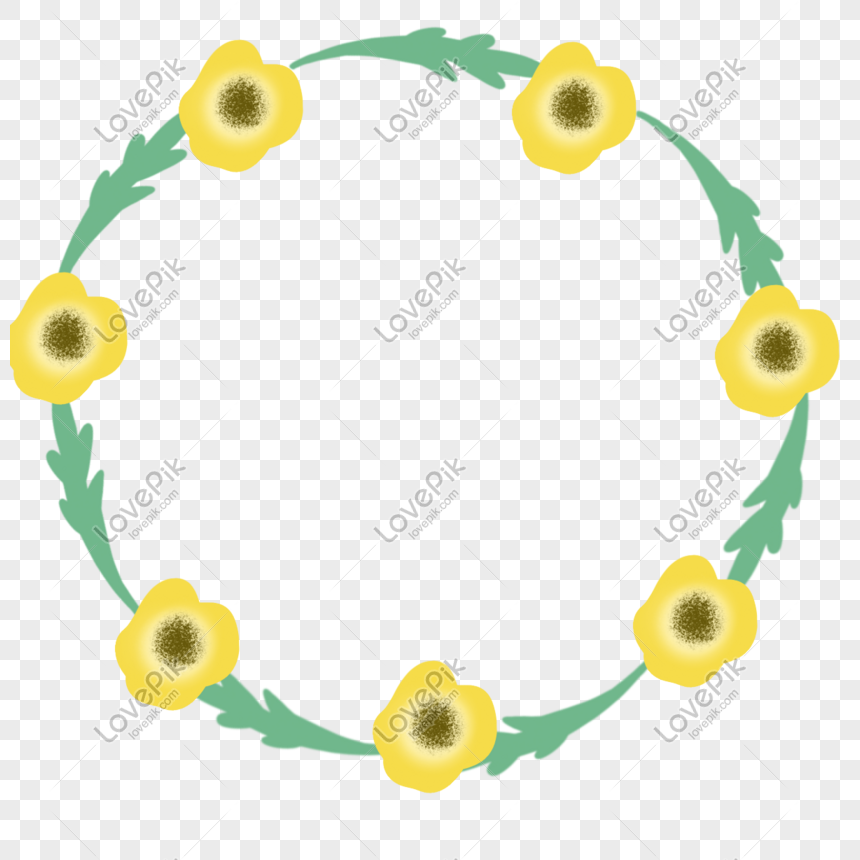 cartoon yellow flower border png image picture free download 401396198 lovepik com lovepik