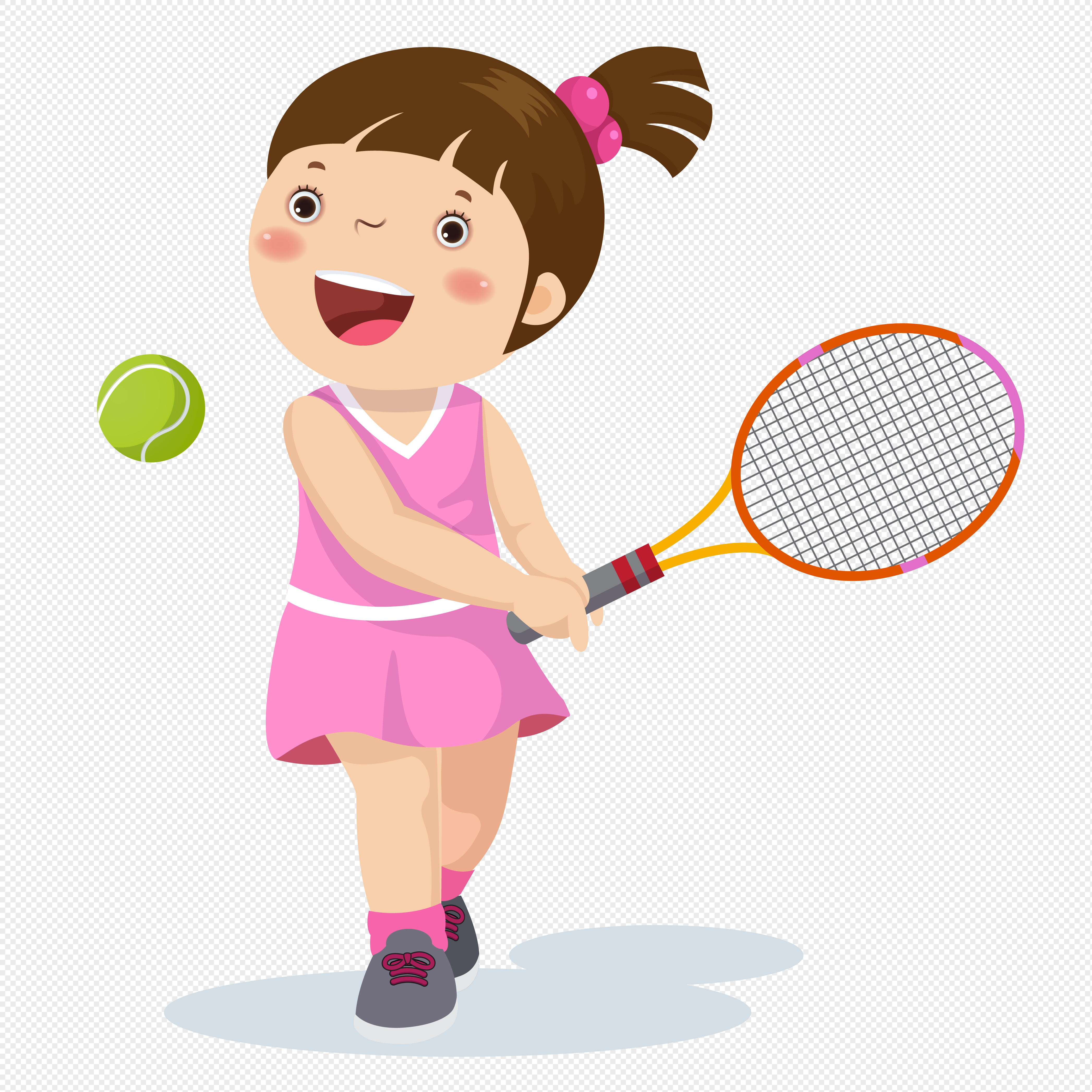 Девочка теннисистка рисунок