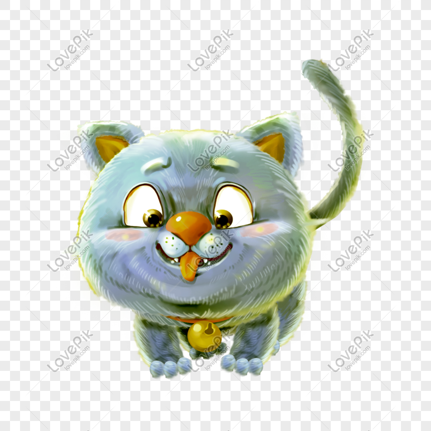 Desenho Animado Clipart De Gato Cinza Desenhado à Mão PNG , Cinzento, Desenho  Animado, Pintado à Mão Imagem PNG e PSD Para Download Gratuito