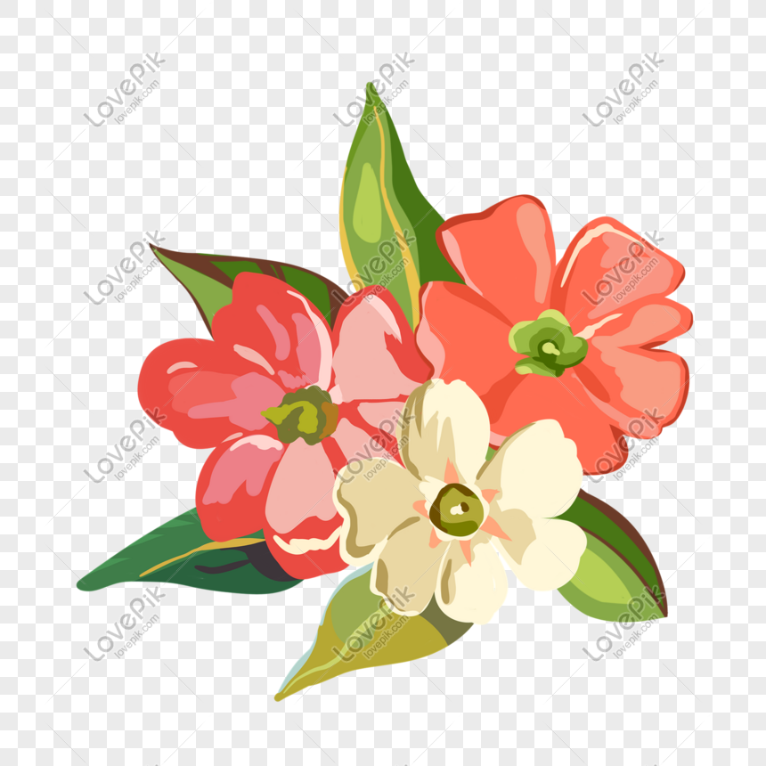 Tres Flores Pequeñas PNG Imágenes Gratis - Lovepik