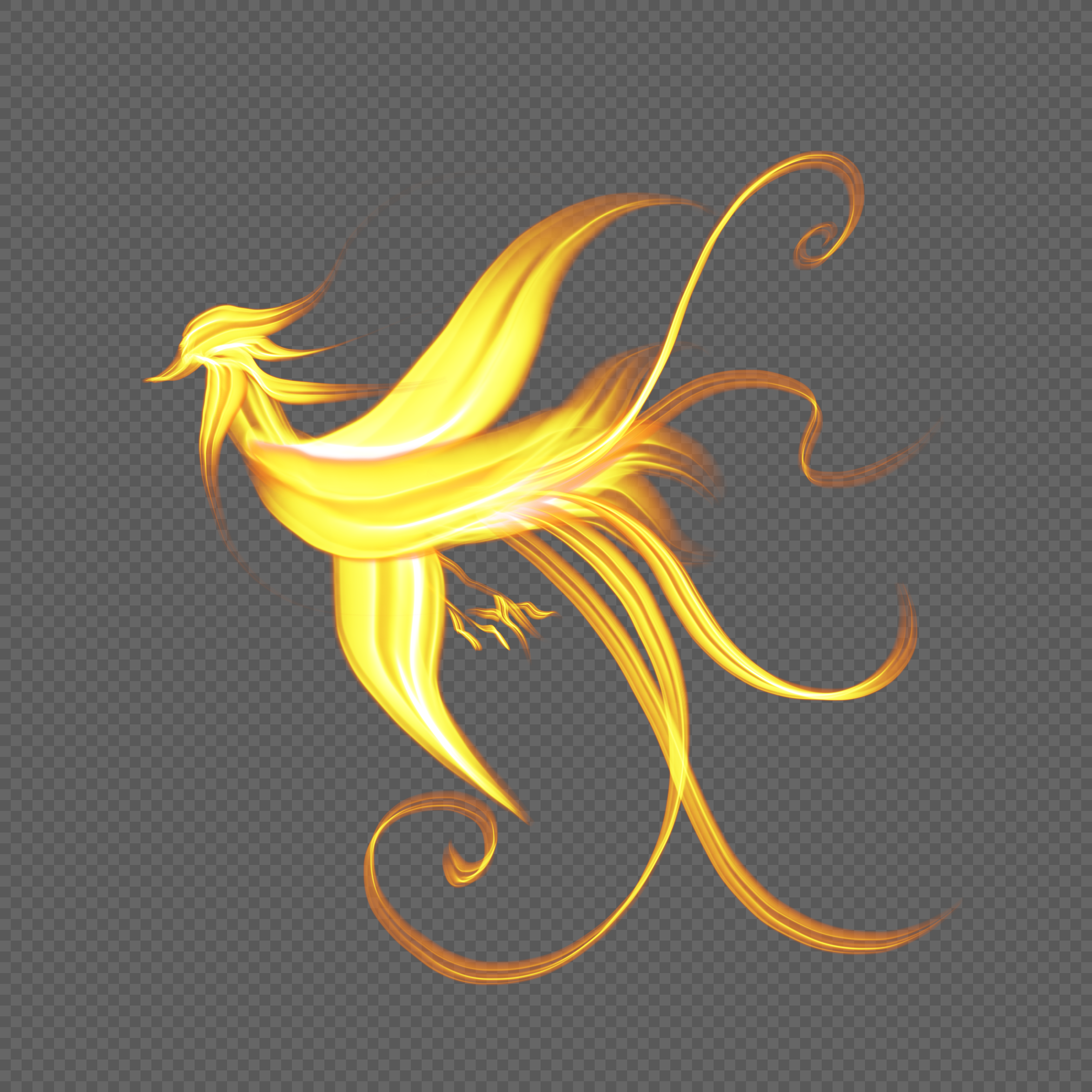 Yellow Phoenix PNG Images With Transparent Background | Free Download ...