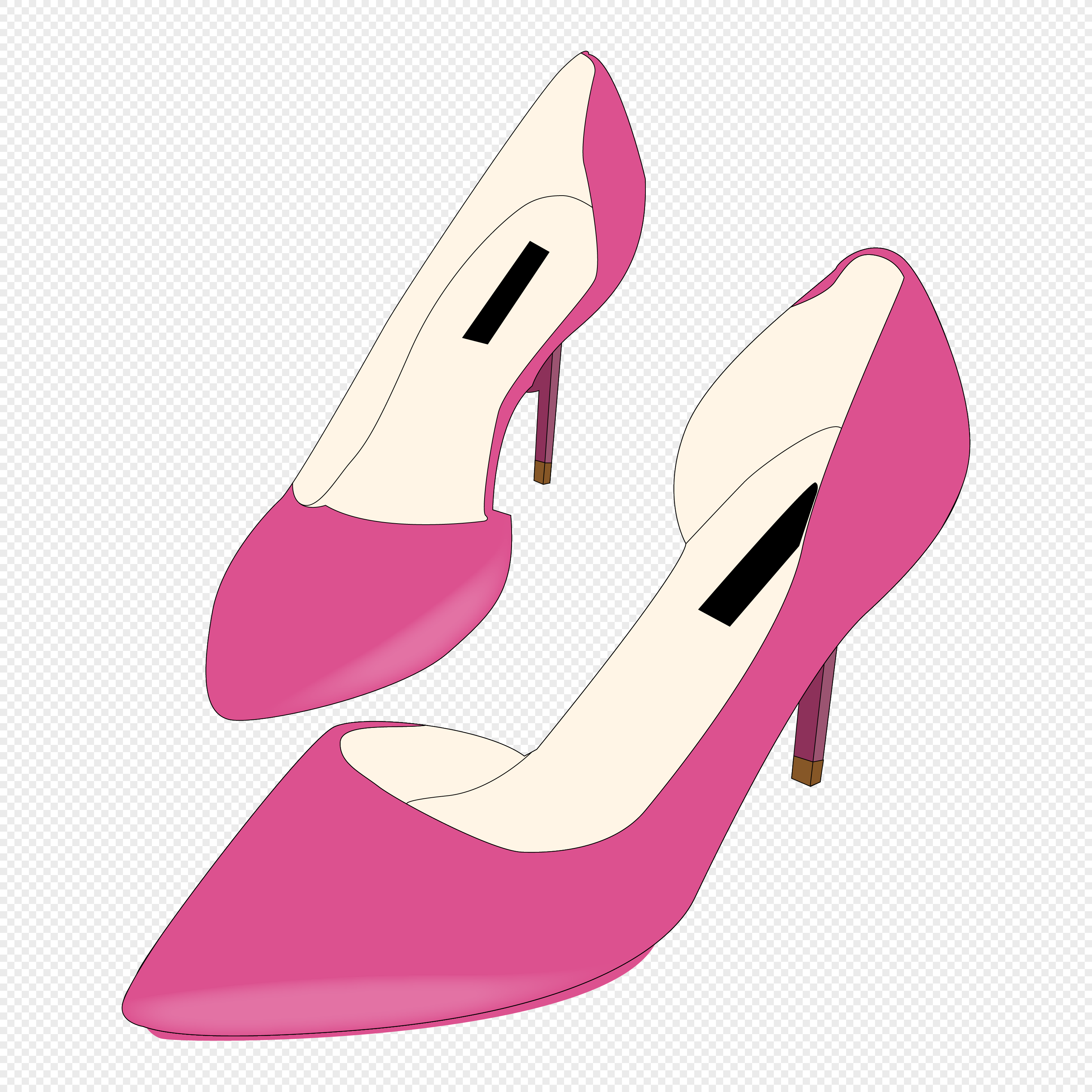High Heel Shoes Vector,high Heels,sticker,cartoon PNG White Transparent And  Clipart Image For Free Download - Lovepik | 380587312