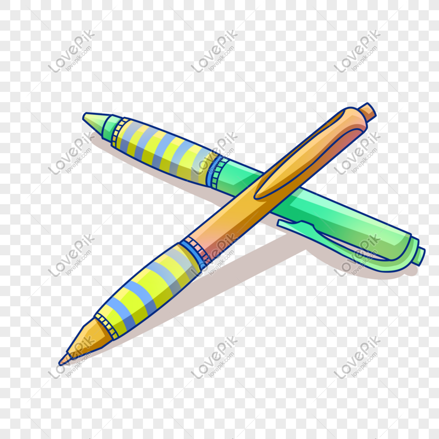 Two Nice Cartoon Pens PNG Transparent And Clipart Image For Free Download -  Lovepik | 401412406