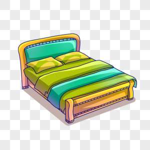 Cartoon Bed PNG Images With Transparent Background | Free Download On  Lovepik