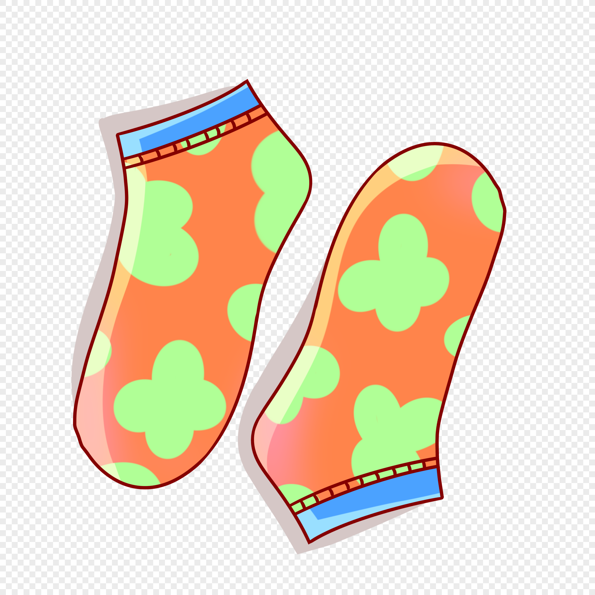 A Pair Of Socks, A Pair Of Socks, A Pair, Beautiful Socks PNG Image ...