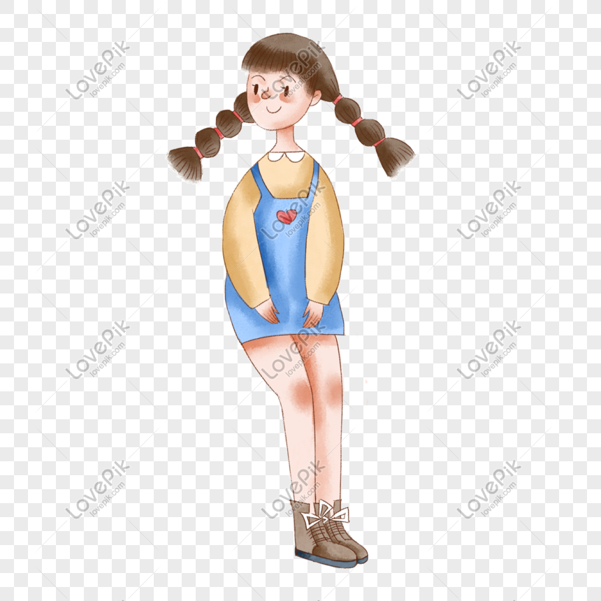 Dream Cartoon Girl Image PNG Transparent Background And Clipart Image ...