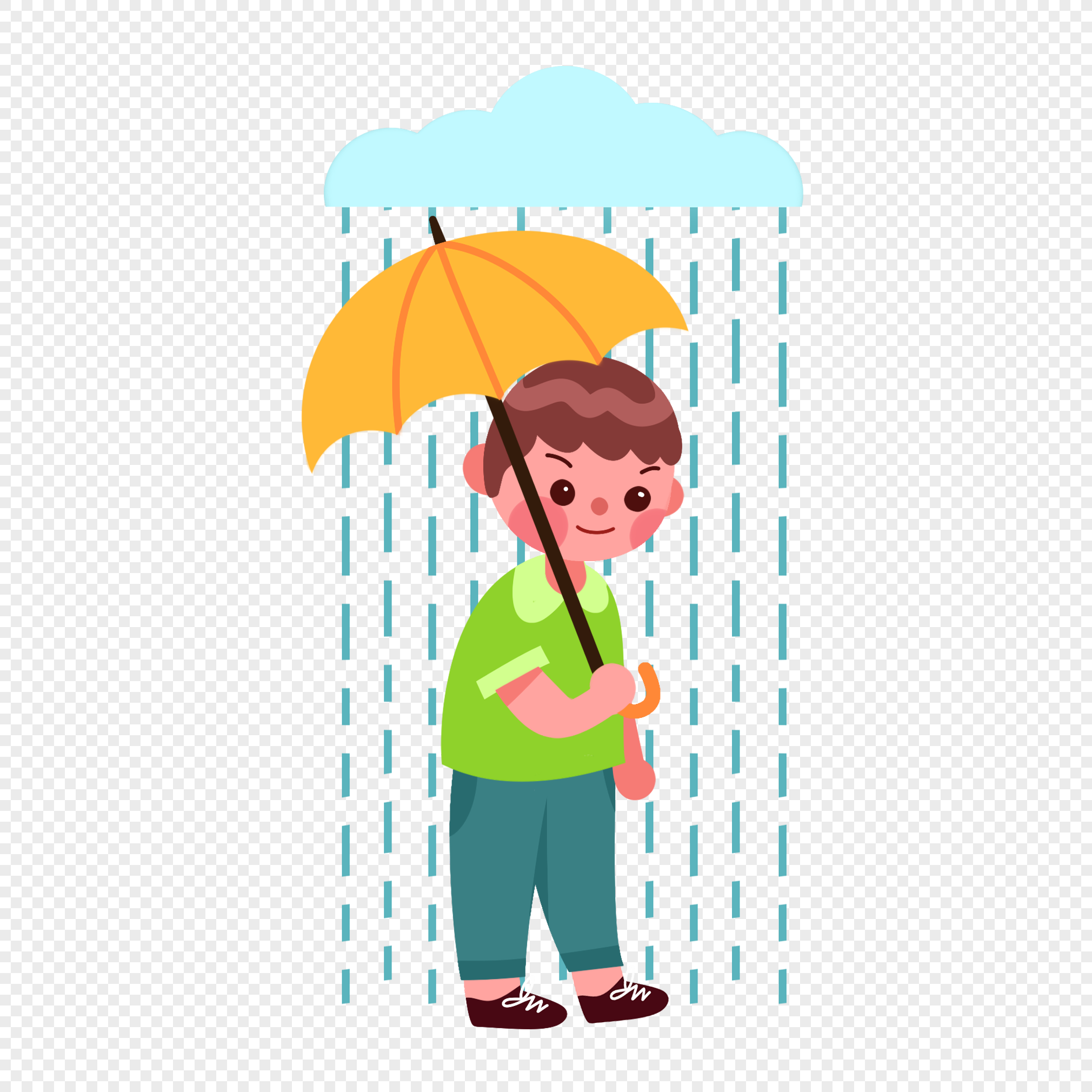 Человек зонтик мульт