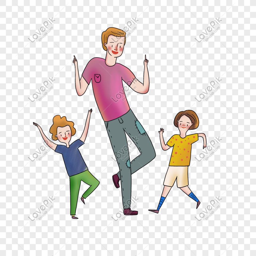 Dad And Two Children Dancing Png Image Picture Free Download 401419302 Lovepik Com Flower plant stem leaf petal flora, watercolor, paint, wet ink, green, meter, branching transparent background png clipart. dad and two children dancing png