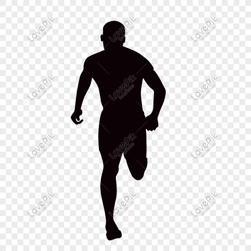 athlete silhouette png