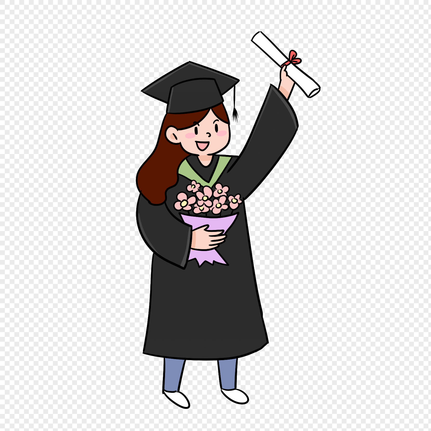 Cartoon Graduation PNG Images With Transparent Background | Free Download  On Lovepik