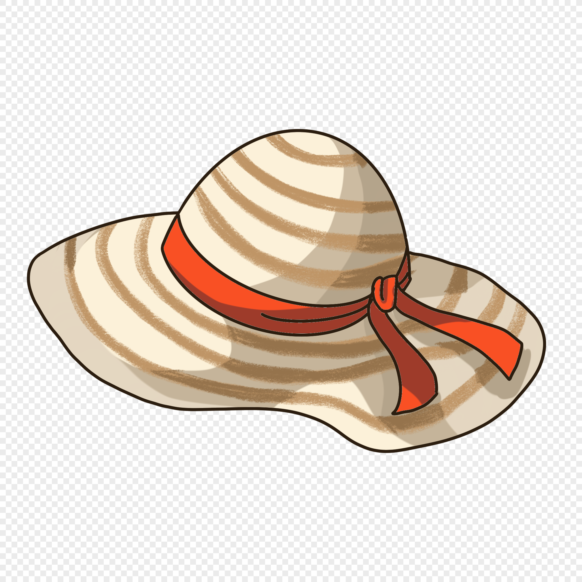 Cartoon White Sunhat PNG Picture And Clipart Image For Free Download ...