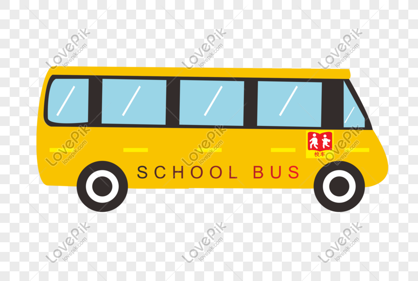 Cartoon School Bus Vector Hd Layered Free PNG And Clipart Image For Free  Download - Lovepik | 401427449