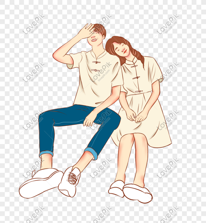 Couple Cuddling Together PNG Image Free Download And Clipart Image For ...