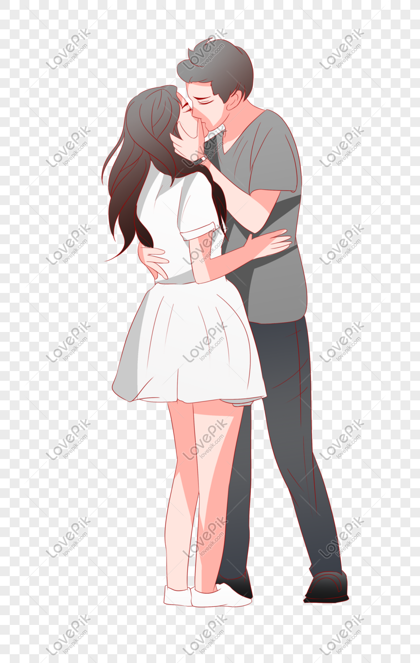 Hot Kiss Couple PNG Free Download And Clipart Image For Free Download -  Lovepik | 401434383