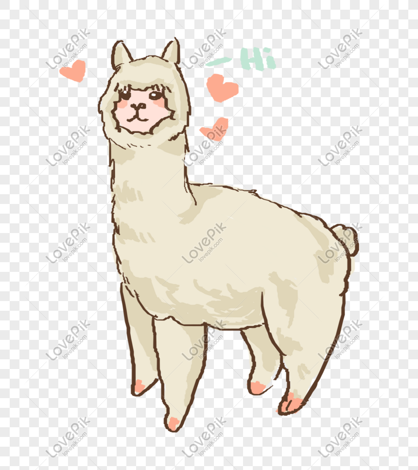 Cute Alpaca Creature Png Image Picture Free Download Lovepik Com