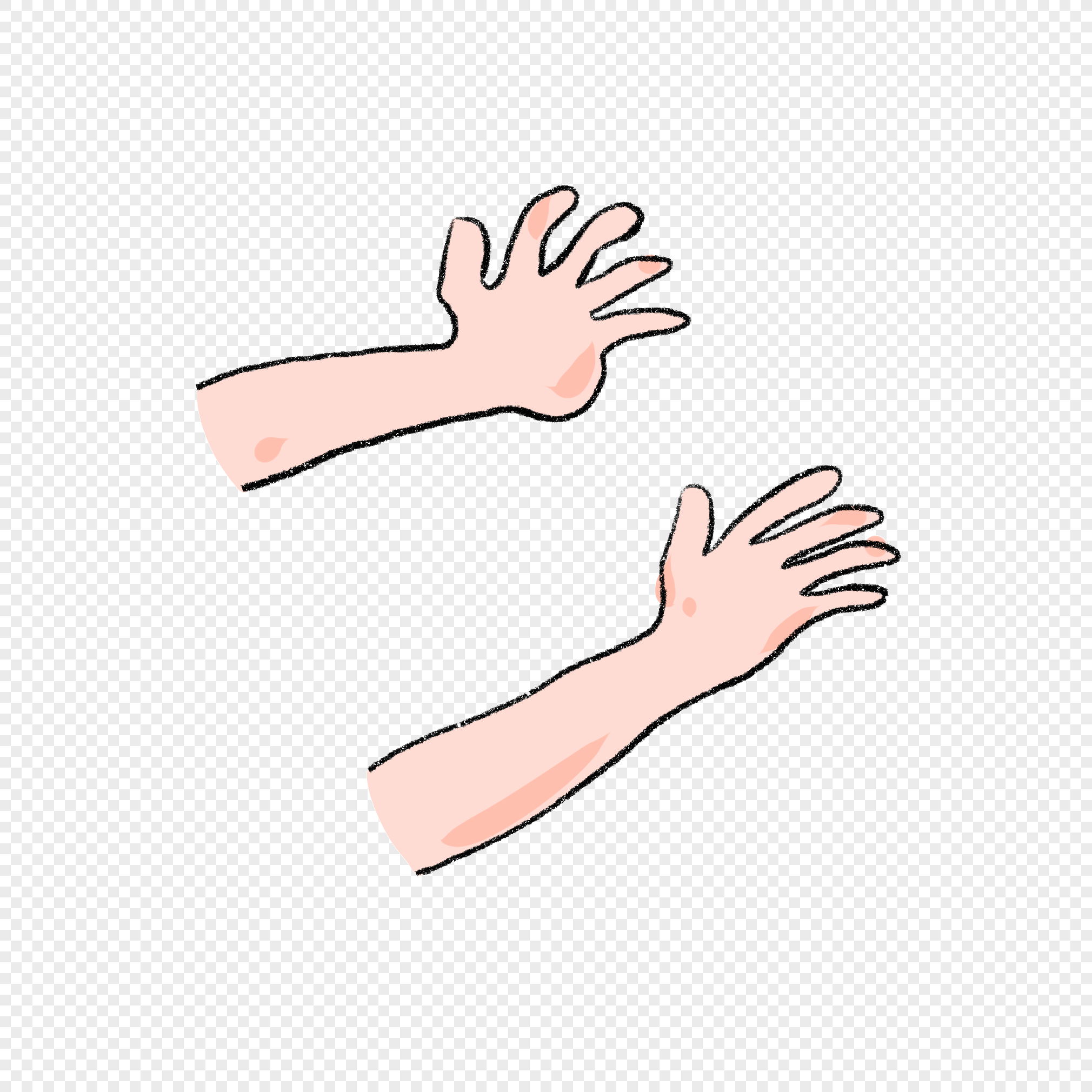 Cartoon Hand PNG Images With Transparent Background | Free Download On  Lovepik