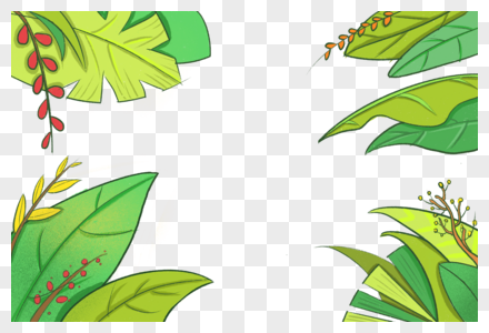 Leaf Border PNG Image and PSD File For Free Download - Lovepik | 400990466